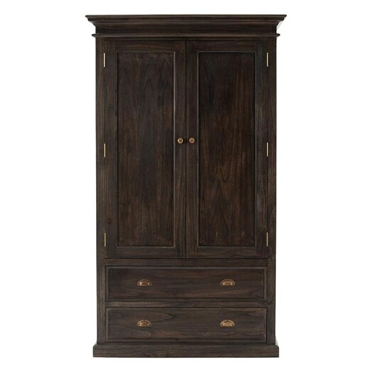 Picture of Halifax Mahogany Wardrobe in Black by Nova Solo Picture of Halifax Mahogany Wardrobe in Black by Nova Solo