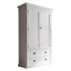 Picture of Halifax Mahogany Wardrobe Wood White Nova Solo