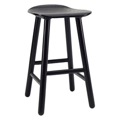 Picture of Hallow Bar Stool in Black by Iniko