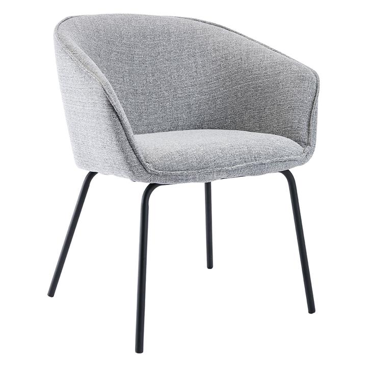 Picture of Halo Dining Chair, Fabric Grey Weave Life Interiors