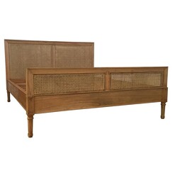 Picture of Hamilton Rattan & Timber Bed Cedar Assorted Abide Interiors