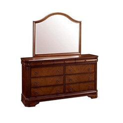 Picture of Hamshire Solid Wooden Chest Of 6-Drawers Dresser Sideboard Storage - Burnished Cherry