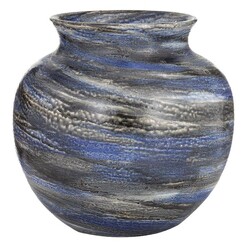 Picture of Hanalei Glazed Vessel in Blue by Amalfi