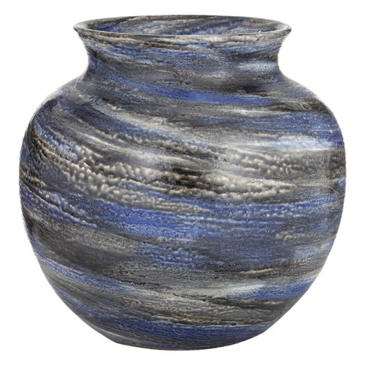 Picture of Hanalei Glazed Vessel in Blue by Amalfi