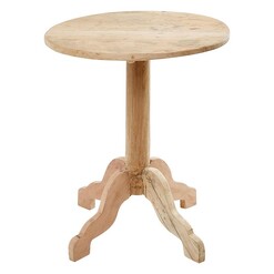 Picture of Hand Made Recycled Teak Side Table Wood Light Natural Florabelle
