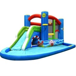 Picture of Happy Hop Inflatable Water Jumping Castle Bouncer Kid Toy Windsor Slide Splash