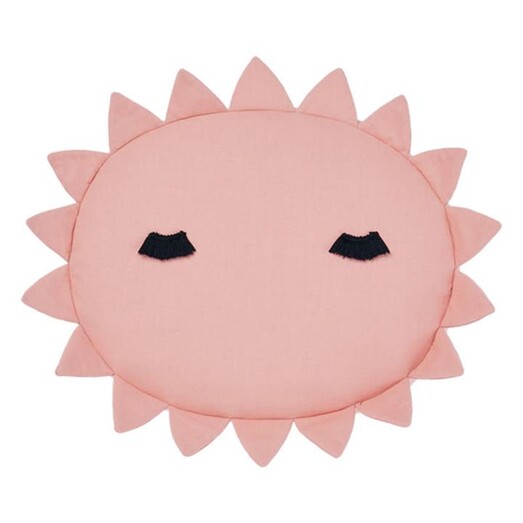 Picture of Happy Sun Novelty Cushion in Pink by Linen House Kids Picture of Happy Sun Novelty Cushion in Pink by Linen House Kids