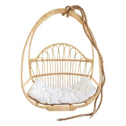 Picture of Hapuna Rattan Hanging Chair in Natural by Abide Interiors