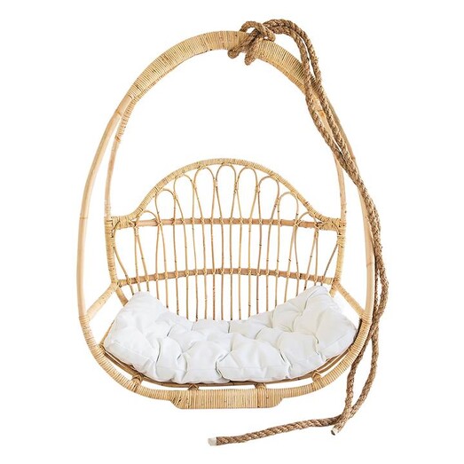 Picture of Hapuna Rattan Hanging Chair in Natural by Abide Interiors
