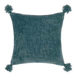 Picture of Hara Knitted Cushion in Blue Green by Linen House