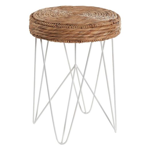 Picture of Harly Water Hyacinth Round Side Table Natural Fibre Vida & Co.