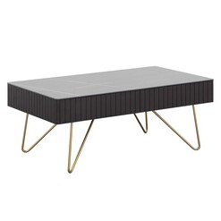 Picture of Harmon Ceramic Coffee Table Black Iniko