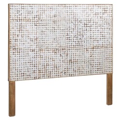 Picture of Hartwin Bed Head Wood White Wash/Natural Vida & Co.