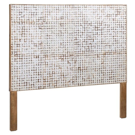 Picture of Hartwin Bed Head Wood White Wash/Natural Vida & Co.