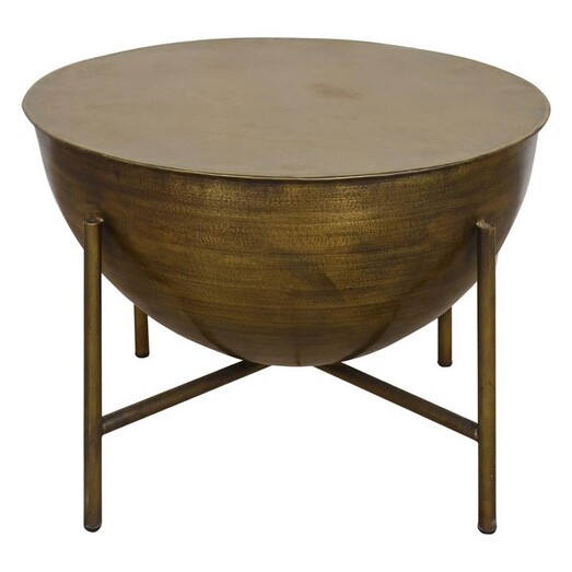 Picture of Harvey Handmade Iron Coffee Table in Gold by Phil Bee Interiors