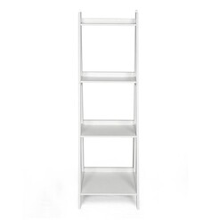 Picture of Hawaii 4-Tier Ladder Display Unit, White Assorted HelloFurniture