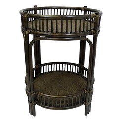 Picture of Hawthorne Bar Cart, Tobacco Bamboo Searles Homewares