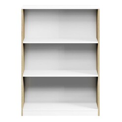 Picture of Hekman 3-Tier Bookshelf in White by HelloFurniture