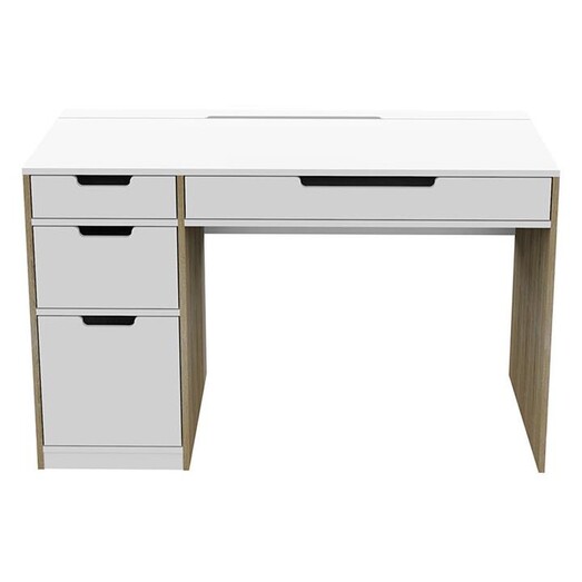 Picture of Hekman Wooden Computer Desk in White by HelloFurniture