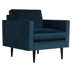 Picture of Helene Velvet Armchair Fabric Assorted SWYFT