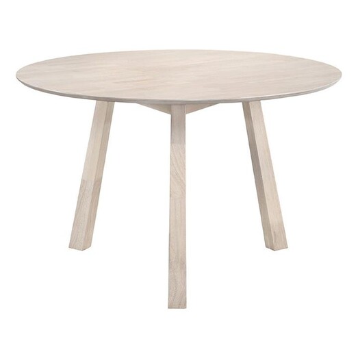 Picture of Helga Wooden Round Dining Table White E-living
