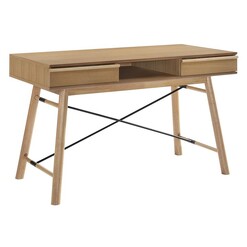 Picture of Hickman Oak Study Desk Natural Iniko