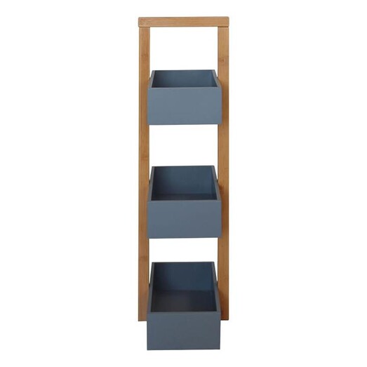 Picture of Hilka 3-Tier Shelving Unit MDF Grey HelloFurniture