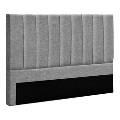 Picture of Holbein Double Bed Head Fabric Grey Resort Living