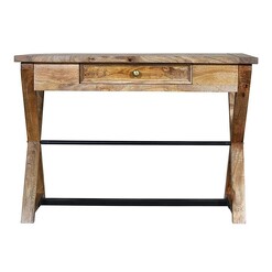 Picture of Holmes 1-Drawer Wooden Study Desk For Home & Office in Natural by Fab Habitat