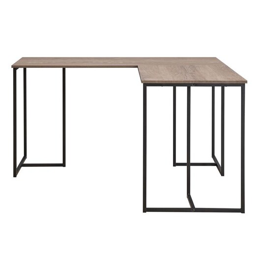 Picture of Horton L-Shaped Office Desk Chipboard Oak U.S Designs