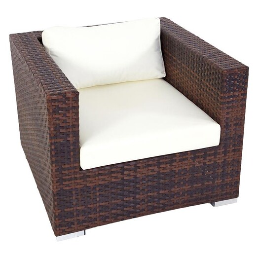 Picture of Hubert Rattan Outdoor Chair in Brown by Homeflex