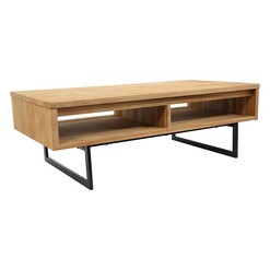 Picture of Hugo Coffee Table Wood Natural/Black Satara