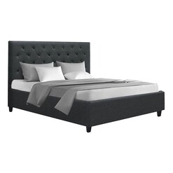 Picture of Ian Queen Bed Linen Charcoal Resort Living