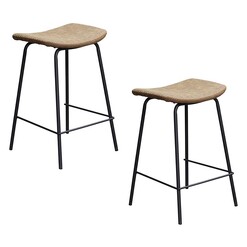 Picture of Industriale Faux Leather Bar Stool (Set of 2) Assorted Dover Mason