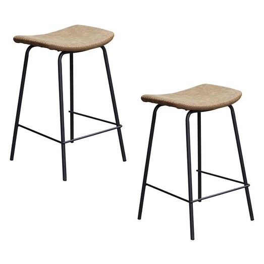 Picture of Industriale Faux Leather Bar Stool (Set of 2) Assorted Dover Mason Picture of Industriale Faux Leather Bar Stool (Set of 2) Assorted Dover Mason