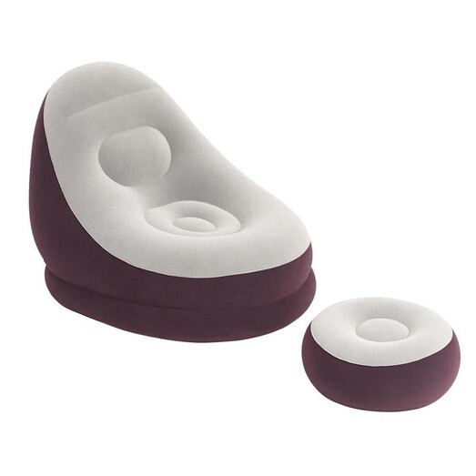 Picture of Inflatable Air Chair Seat Couch Lazy Sofa Lounge Blow Up Ottoman