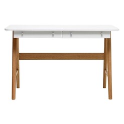 Picture of Inka Desk Wood Natural/White Iniko