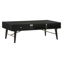 Picture of Inzel Coffee Table Wood Black/Gold Iniko