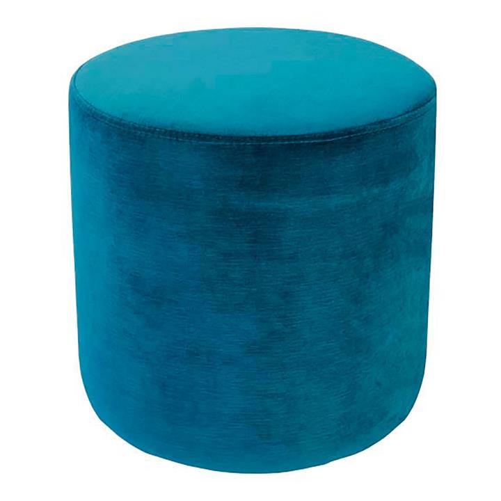 Picture of Irene Velvet Ottoman Size Small in Dark Blue by D&D Design