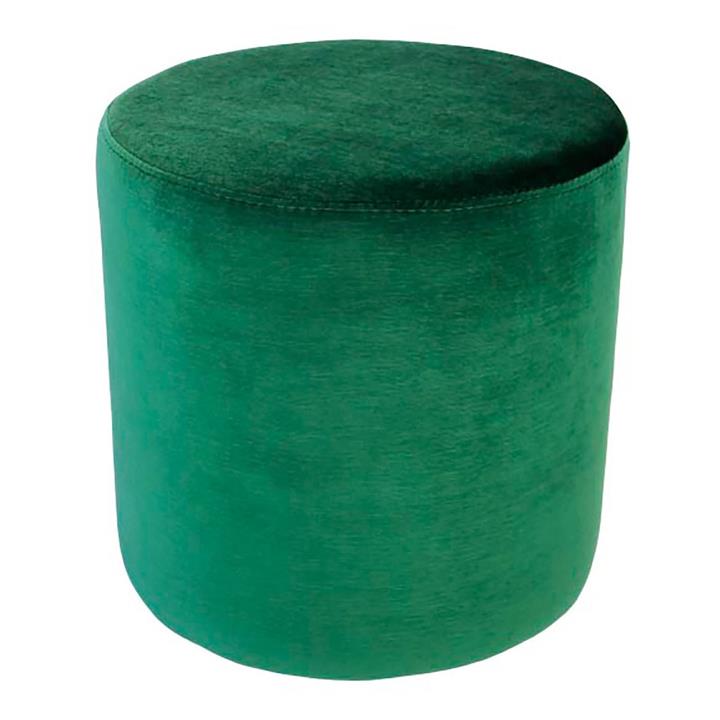 Picture of Irene Velvet Ottoman Size Small in Green by D&D Design