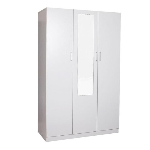 Picture of Jace 3-Door Multi-Purpose Wardrobe Closet Clothes Storage Cabinet - White Picture of Jace 3-Door Multi-Purpose Wardrobe Closet Clothes Storage Cabinet - White