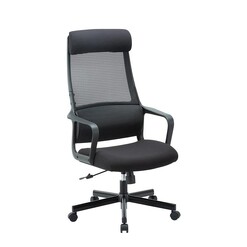 Picture of Jair High Back Ergonomic Fabric Office Task Comptuer Working Chair - Black