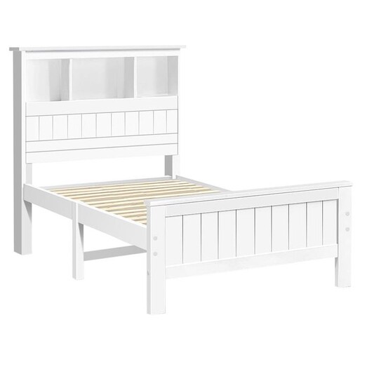 Picture of Jarni King Single Storage Bed Wood White Resort Living