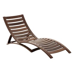 Picture of Jasmine Outdoor Timber Sun Lounger Wood Assorted Vida & Co.