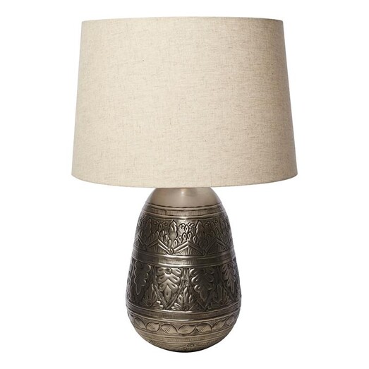 Picture of Jasper Table Lamp in Grey by Kitson Home