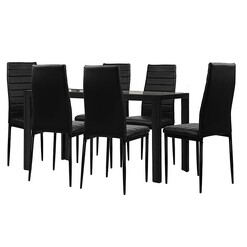 Picture of Jellian 7-Piece Dining Set Metal Black Resort Living