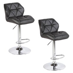 Picture of Jena PU Leather Bar Stool (Set of 2) Faux Leather Assorted Rothbury Home