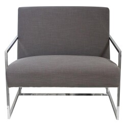 Picture of Jenkinston Large Armchair Fabric Grey Dasch Design