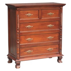 Picture of Jepara Chest of 5 Drawers Mahogany Kayu Estate