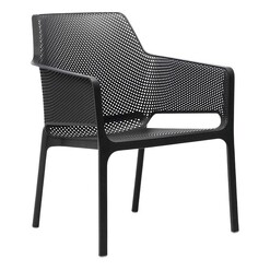 Picture of Jillien Outdoor Dining Chair Plastic Black Nova Caeli